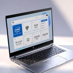 HP EliteBook 840 G4 – Core i5 7th Gen, 8GB RAM, 256GB SSD, 14″ HD LED Laptop (Like New)