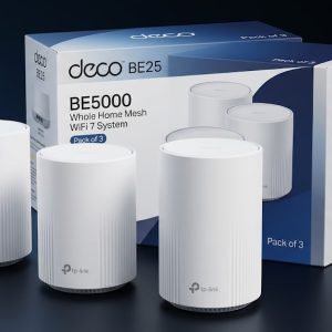 TP‑Link Deco BE25 BE5000 Whole Home Mesh Wi‑Fi 7 System (Pack of 3)