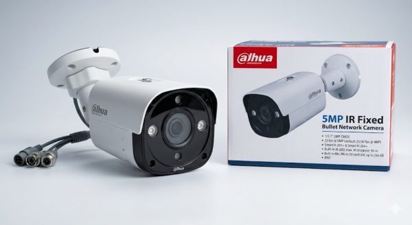 DAHUA DH-IPC-HFW2541S-S 5MP IR FIXED IP BULLET CAMERA – KUN Traders