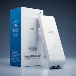 UBIQUITI NANOSTATION M5 NSM5 5GHz OUTDOOR WIRELESS ACCESS POINT
