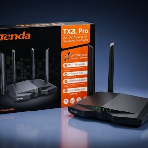 Tenda TX2L Pro AX1500 Dual‑Band Gigabit Wi‑Fi 6 Router