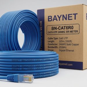 BAYNET Cat6 UTP BN-CAT6RO 24AWG 305M Ethernet Cable