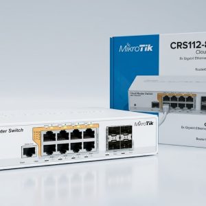 MikroTik CRS112-8P-4S-IN 12-Port Gigabit Smart PoE Switch (8× PoE + 4× SFP)