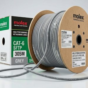 Molex CAT6 SFTP 23AWG SP135423 Shielded Network Cable 305 Meter
