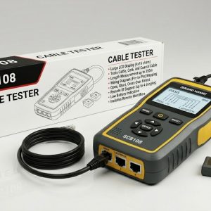 SC8108 Digital Network Cable Tester with LCD & Wiremap Function