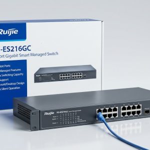 Ruijie RG-ES216GC 16-Port Gigabit Managed Switch (16× 10/100/1000 Mbps RJ45)
