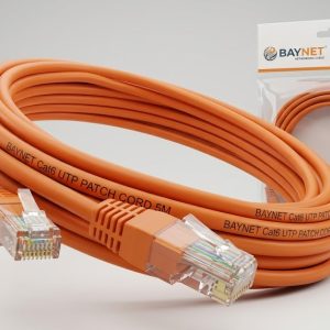 BAYNET 5 Meter Orange Ethernet Patch Cord RJ45 Cable