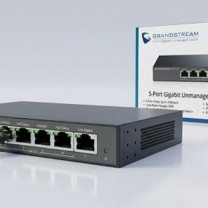 Grandstream GWN 7700P 5‑Port Gigabit PoE+ Unmanaged Switch