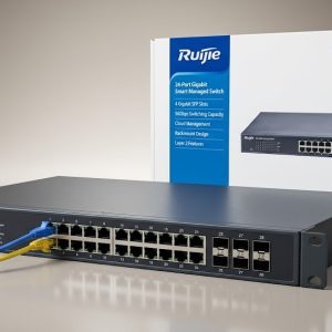 RUIJIE RG-NBS3100-24GT4SFP 24-Port Gigabit L2+ Managed Switch (24 × Gigabit RJ45 + 4 × 1G SFP Uplink Ports)