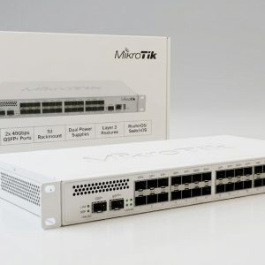 MikroTik CRS326-24S+2Q+RM 26-Port 10G/40G Cloud Router Switch (24× SFP+ + 2× QSFP+)