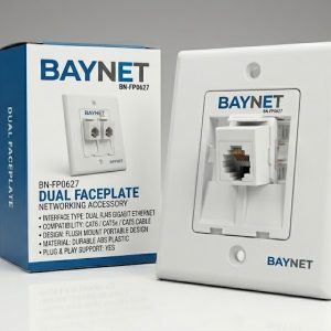 Baynet BN-FP0627 Dual Port Network Face Plate
