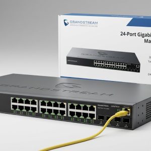 GRANDSTREAM GWN 7803P 24-Port Gigabit Layer 2+ Managed Switch with 4 × Gigabit SFP Ports
