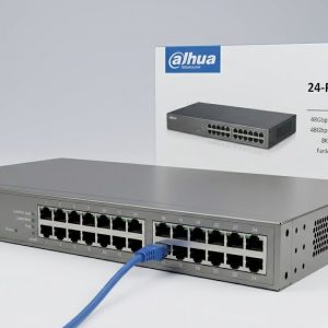 Dahua DH‑PFS3024‑24GT 24‑Port Gigabit Network Switch (Unmanaged)