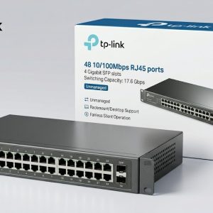 TP-Link TL-SF1048 48-Port 10/100 Mbps Rackmount Fast Ethernet Switch (Unmanaged)