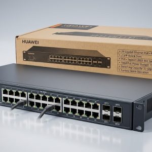 HUAWEI S110‑24LP2SR 24-Port Gigabit PoE Managed Switch with 2 × SFP Uplink Ports