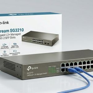 TPLINK SG3210 JETSTREAM 8 PORT GIGABIT L2  + MANAGED SWITCH WITH 2 SFP