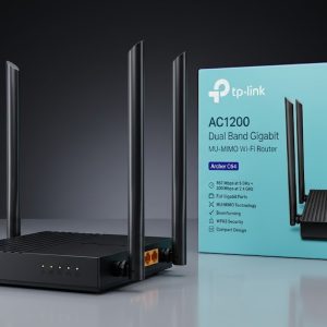 TP-Link Archer C64 AC1200 Dual-Band Gigabit MU-MIMO Wi-Fi Router