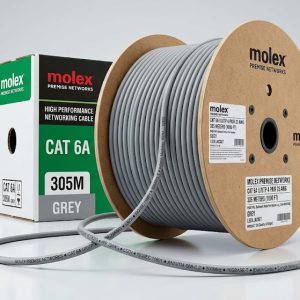 Molex CAT6 UTP 23AWG Solid Copper Grey Cable 305 Meter