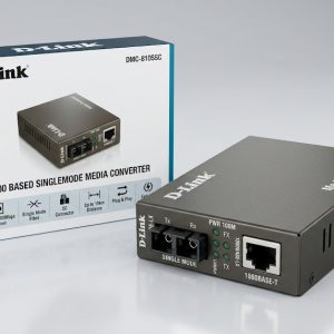 D-LINK DMC-810SSC 1000BASE Gigabit Single Mode Fiber Media Converter
