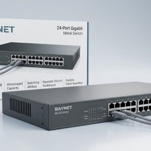 BAYNET BN-SG1024M 24-Port Gigabit Ethernet Metal Switch