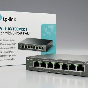 TP-Link LS110P 10-Port 10/100Mbps Desktop Switch with 8-Port PoE+