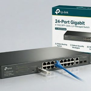 TP LINK TP-SG3428X(UN) 24 PORT GIGABIT L2+ MANAGED SWITCH WITH 4 10GE SFP+SLOTS