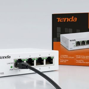 Tenda S105 5-Port 10/100 Mbps Fast Ethernet Desktop Switch