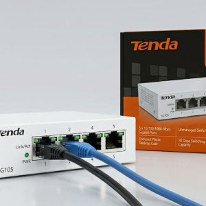 Tenda SG105 5-Port Gigabit Ethernet Desktop Switch (Plastic Body)